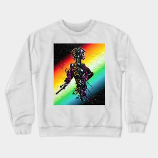 Splash Space Queen Crewneck Sweatshirt